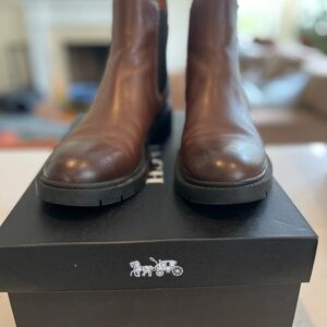 Coach Brown Chelsea Boots